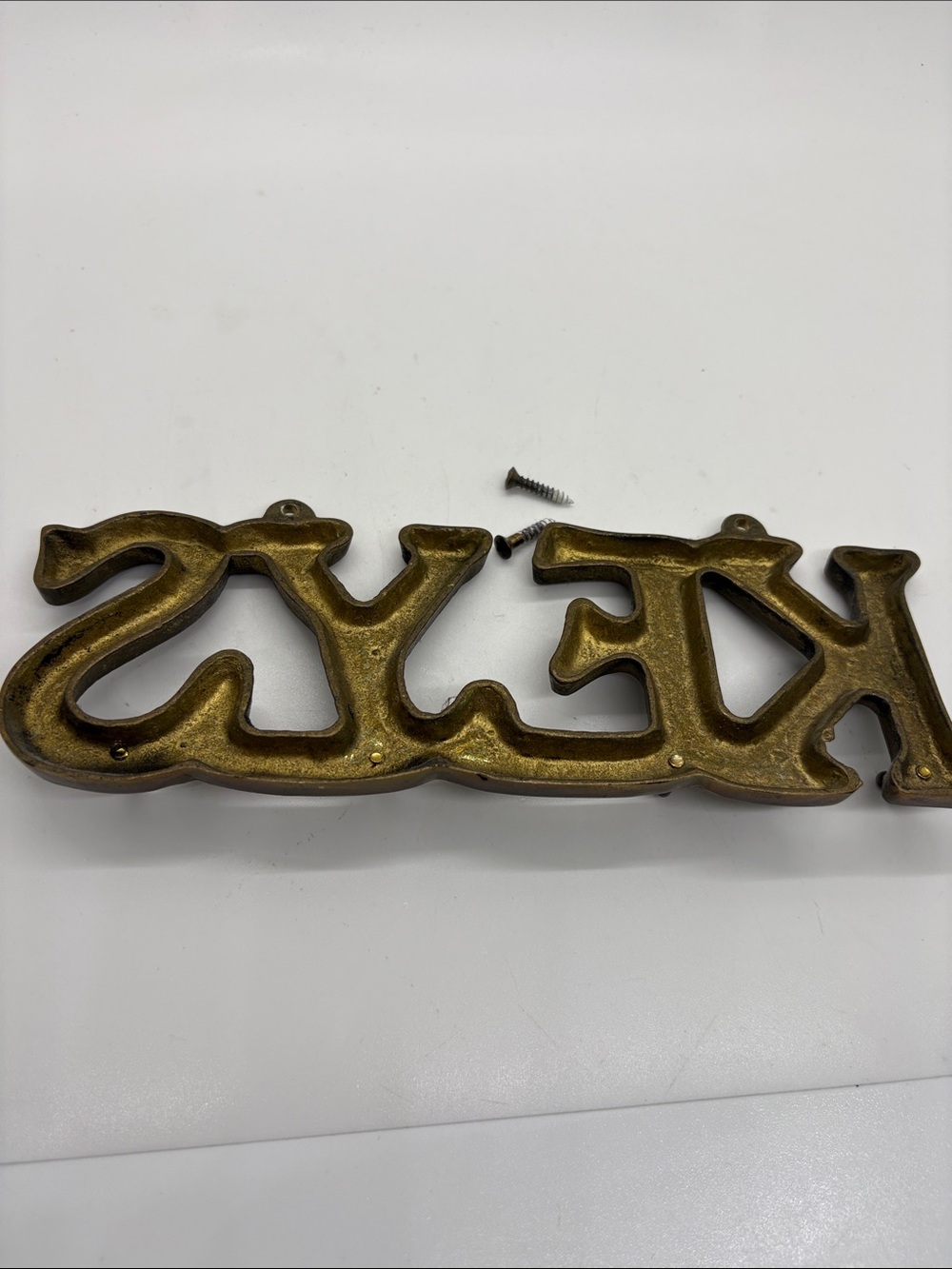 Brass Keys Wall Hook Rack - Picture 4 of 4